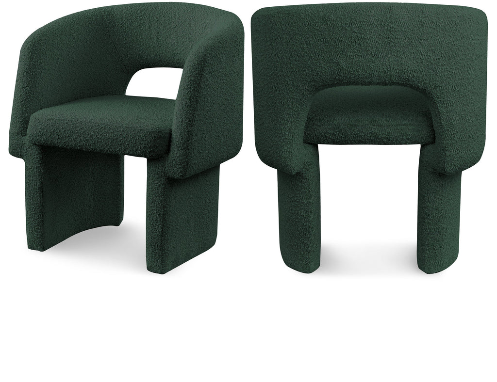 Emmet Boucle Fabric Upholstered Dining Chair / Accent Chair