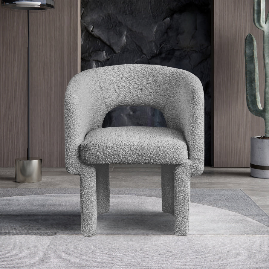 Emmet Boucle Fabric Upholstered Dining Chair / Accent Chair