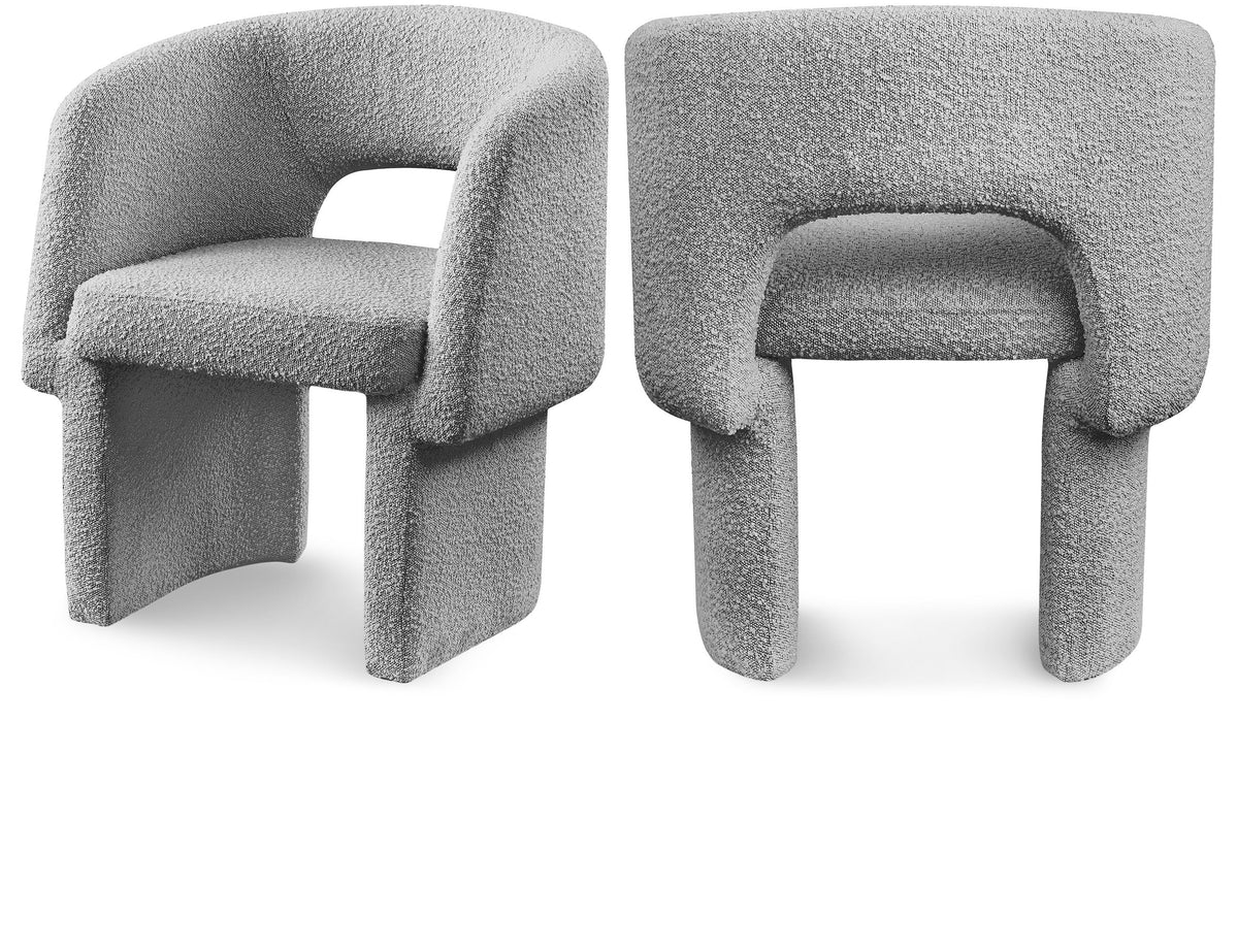 Emmet Boucle Fabric Upholstered Dining Chair / Accent Chair