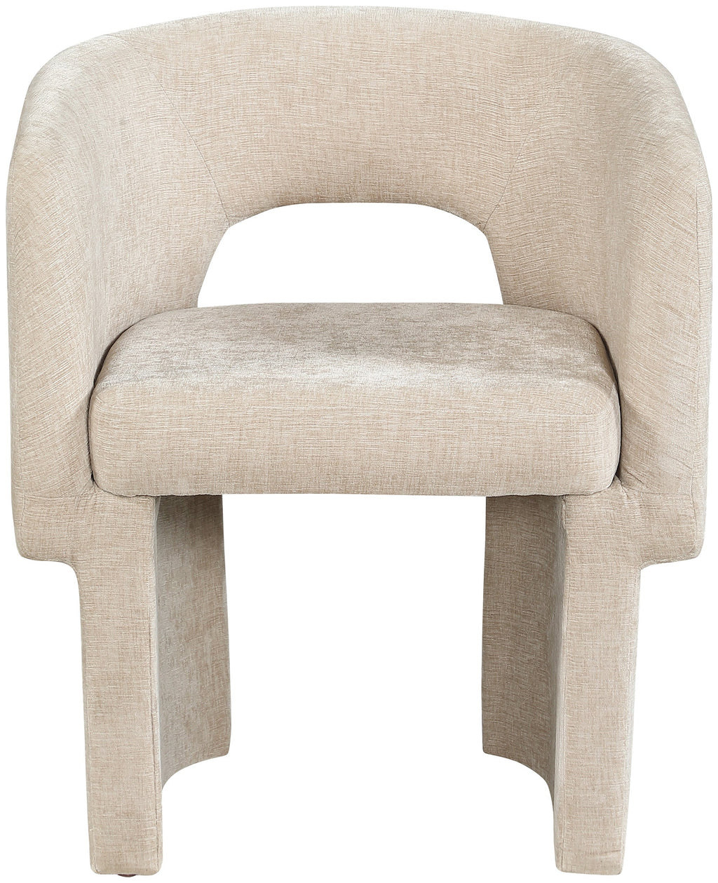 Emmet Chenille Fabric Upholstered Dining Chair / Accent Chair