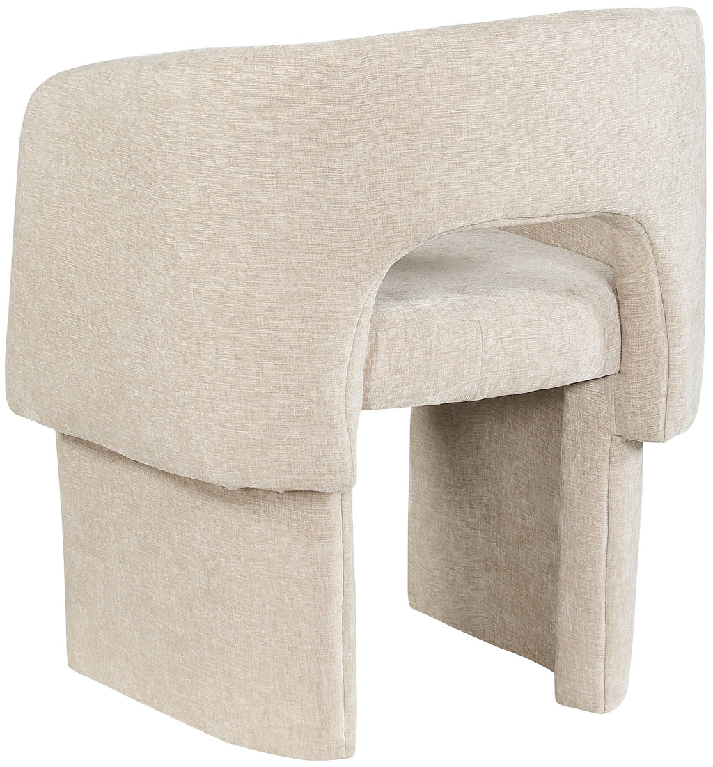 Emmet Chenille Fabric Upholstered Dining Chair / Accent Chair