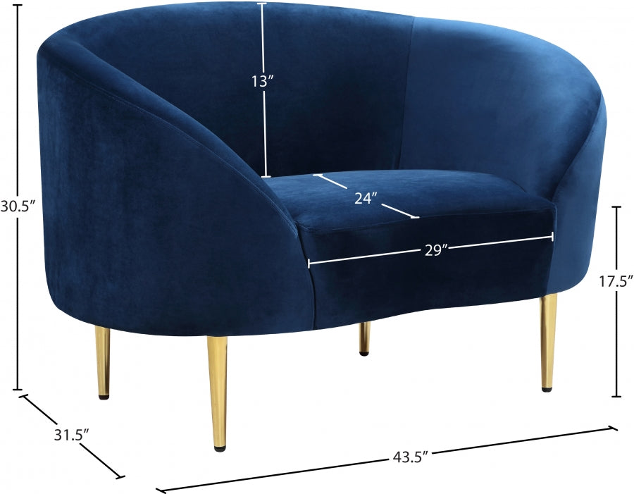 Ritz Velvet Upholstered Chair