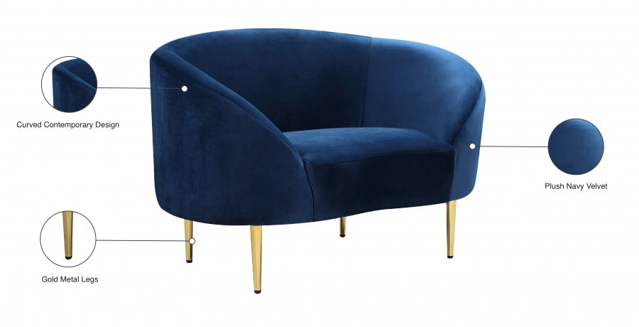 Ritz Velvet Upholstered Chair