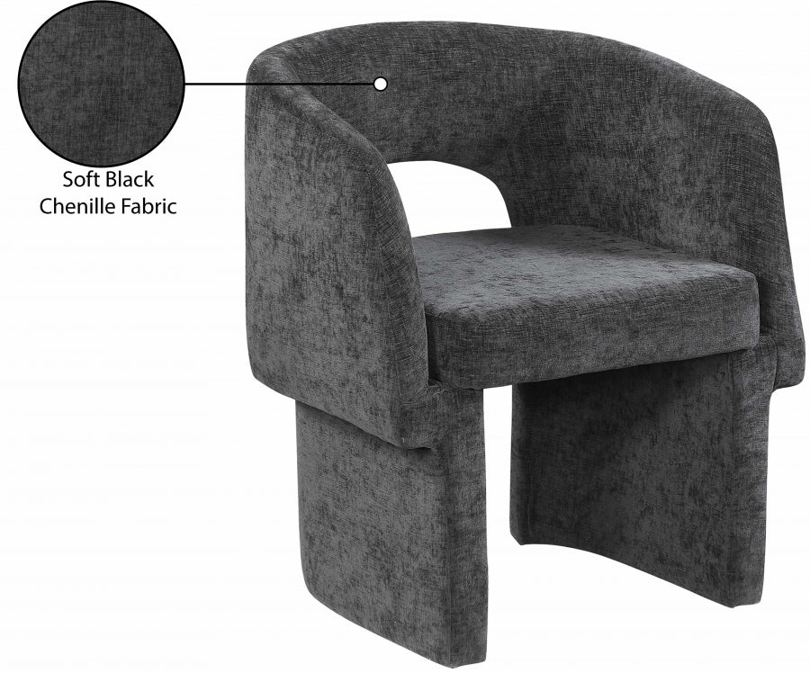 Emmet Chenille Fabric Upholstered Dining Chair / Accent Chair