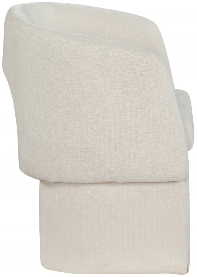 Emmet Chenille Fabric Upholstered Dining Chair / Accent Chair