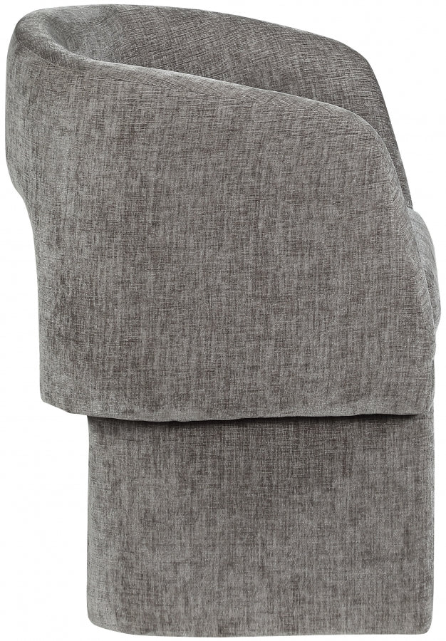 Emmet Chenille Fabric Upholstered Dining Chair / Accent Chair