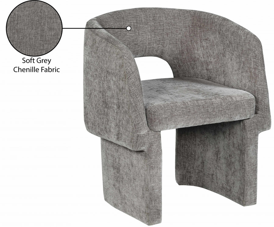 Emmet Chenille Fabric Upholstered Dining Chair / Accent Chair