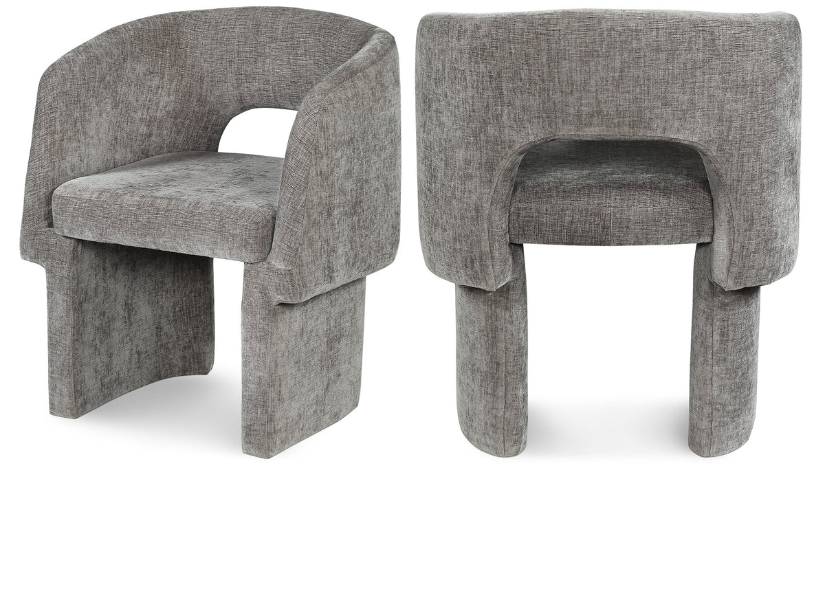 Emmet Chenille Fabric Upholstered Dining Chair / Accent Chair