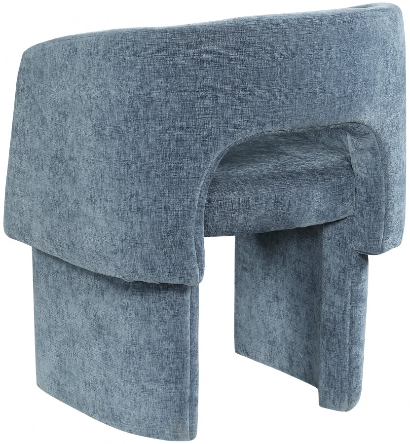 Emmet Chenille Fabric Upholstered Dining Chair / Accent Chair