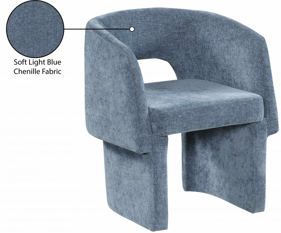 Emmet Chenille Fabric Upholstered Dining Chair / Accent Chair