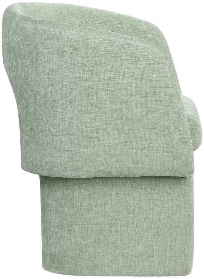 Emmet Chenille Fabric Upholstered Dining Chair / Accent Chair