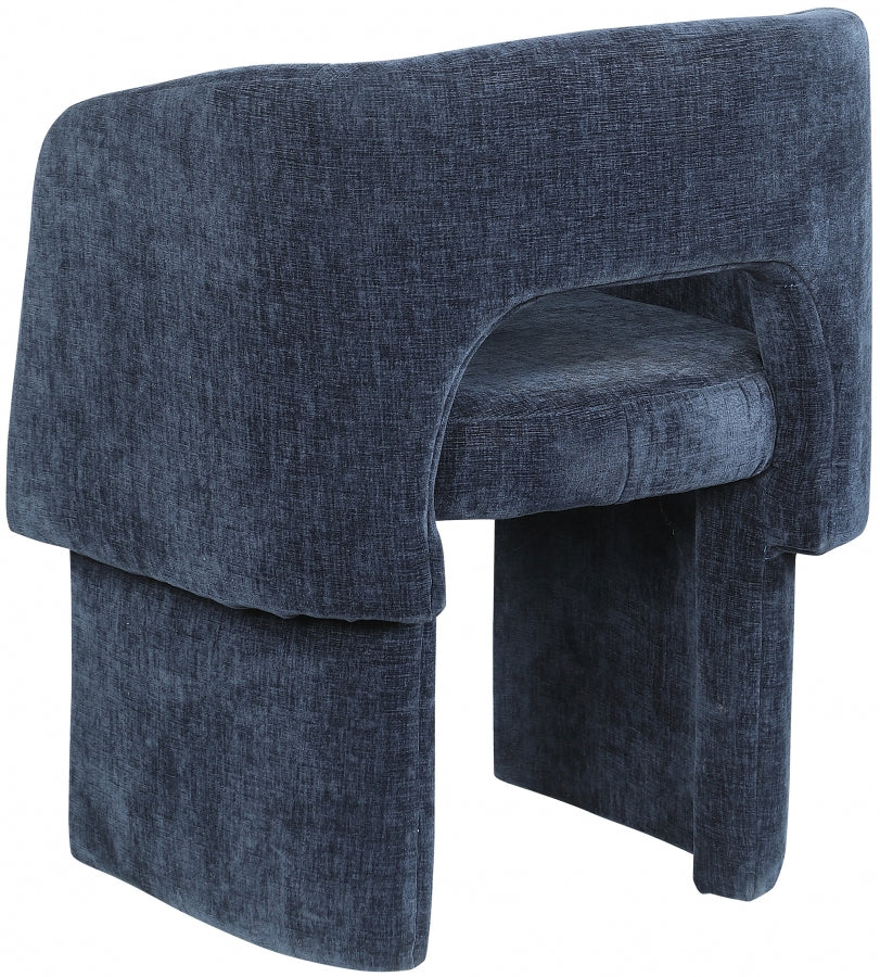 Emmet Chenille Fabric Upholstered Dining Chair / Accent Chair