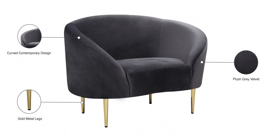 Ritz Velvet Upholstered Chair