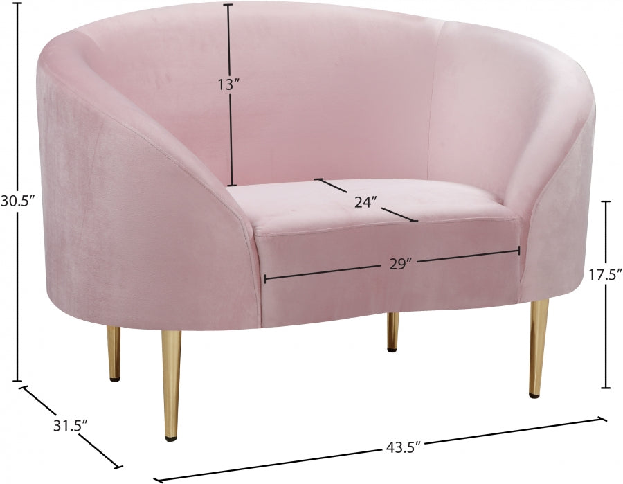 Ritz Velvet Upholstered Chair