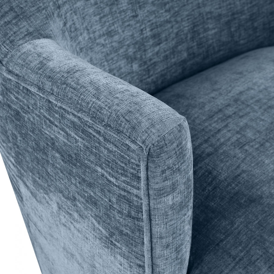Clarita Chenille Fabric Upholstered Swivel Accent Chair