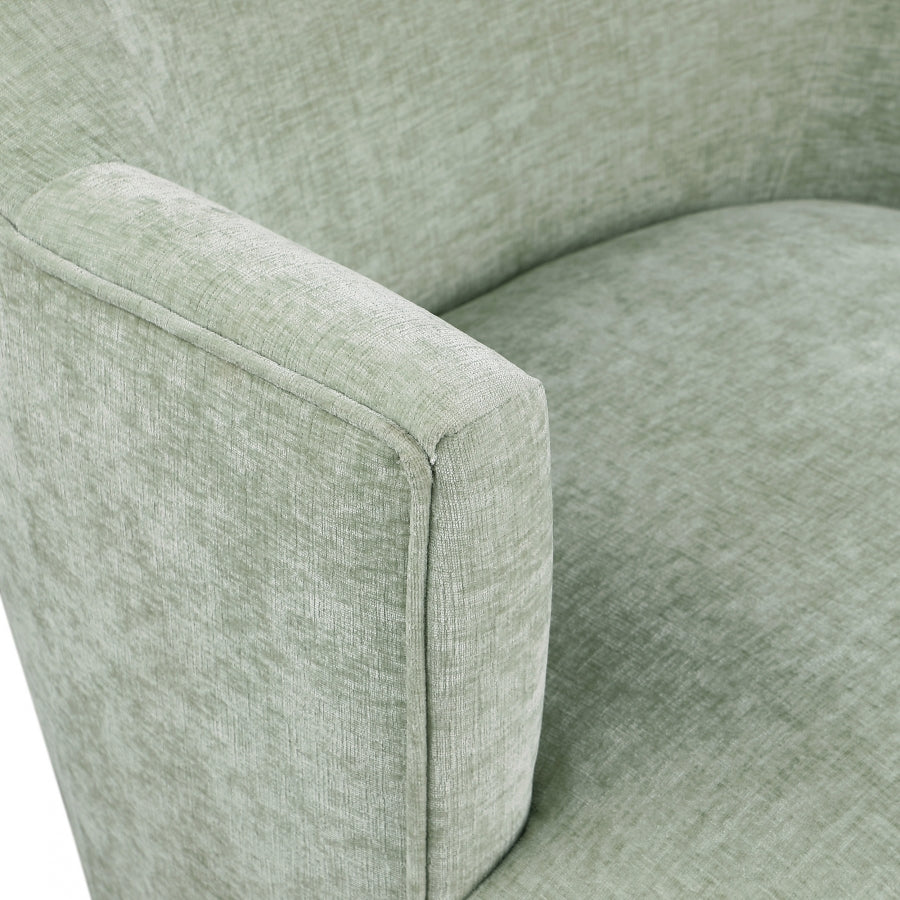 Clarita Chenille Fabric Upholstered Swivel Accent Chair