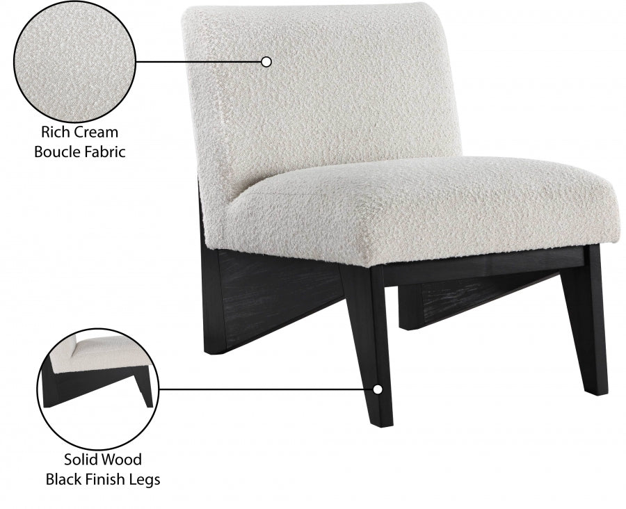 Chapman Boucle Fabric Upholstered Accent Chair