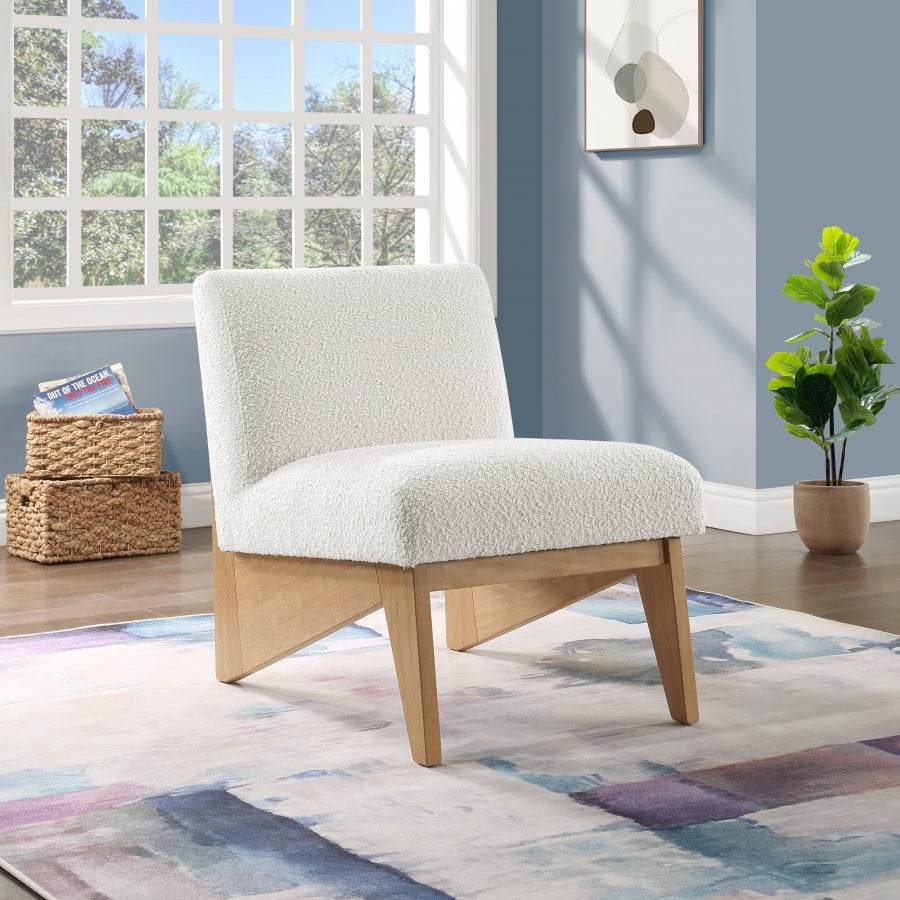 Chapman Boucle Fabric Upholstered Accent Chair