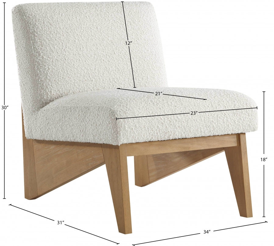 Chapman Boucle Fabric Upholstered Accent Chair