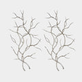 Silver Branches Metal Wall Decor, S/2