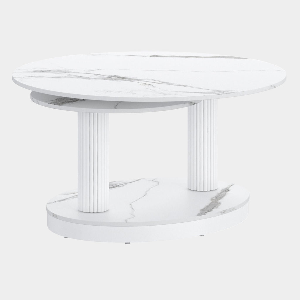 Elara Coffee Table in White