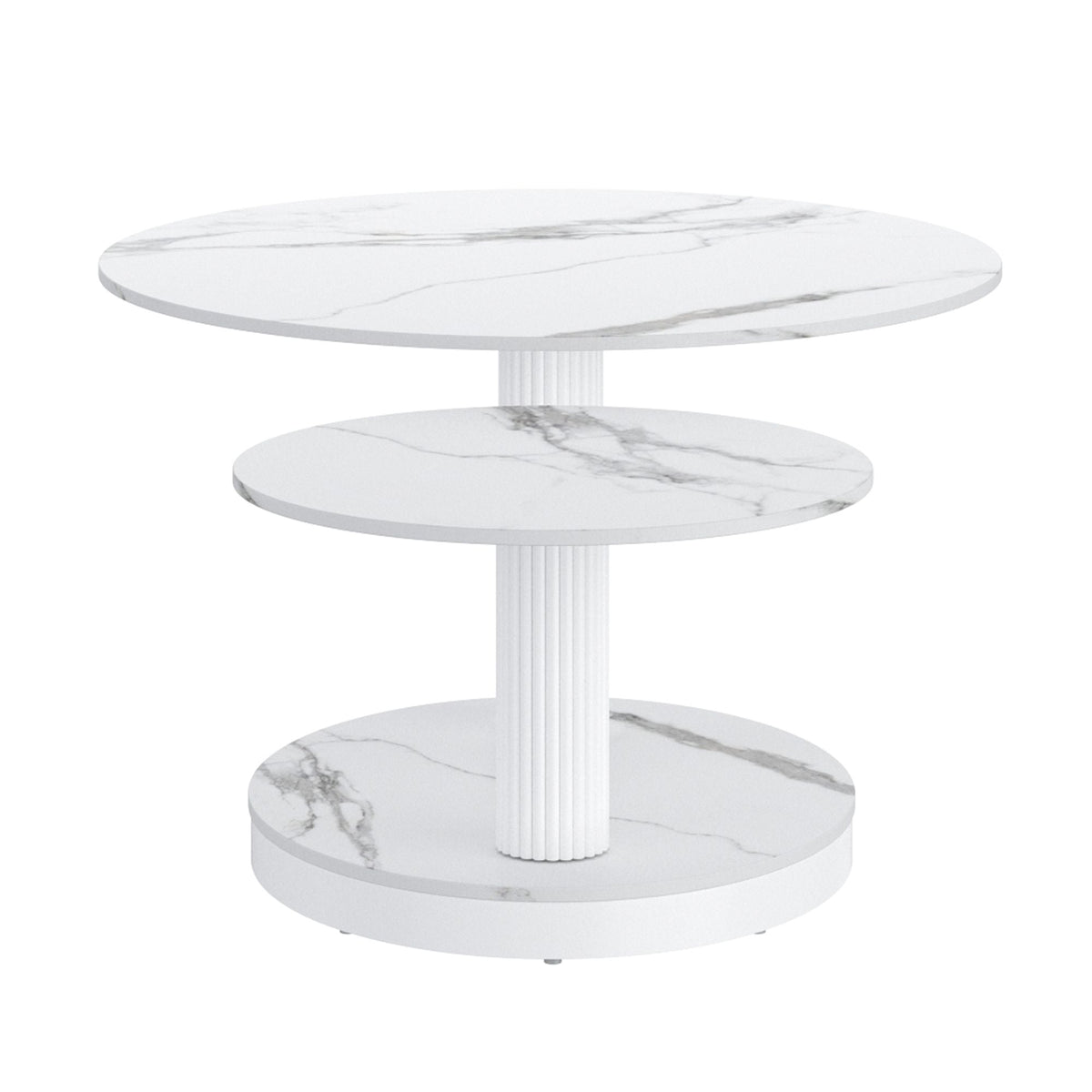 Elara Coffee Table in White