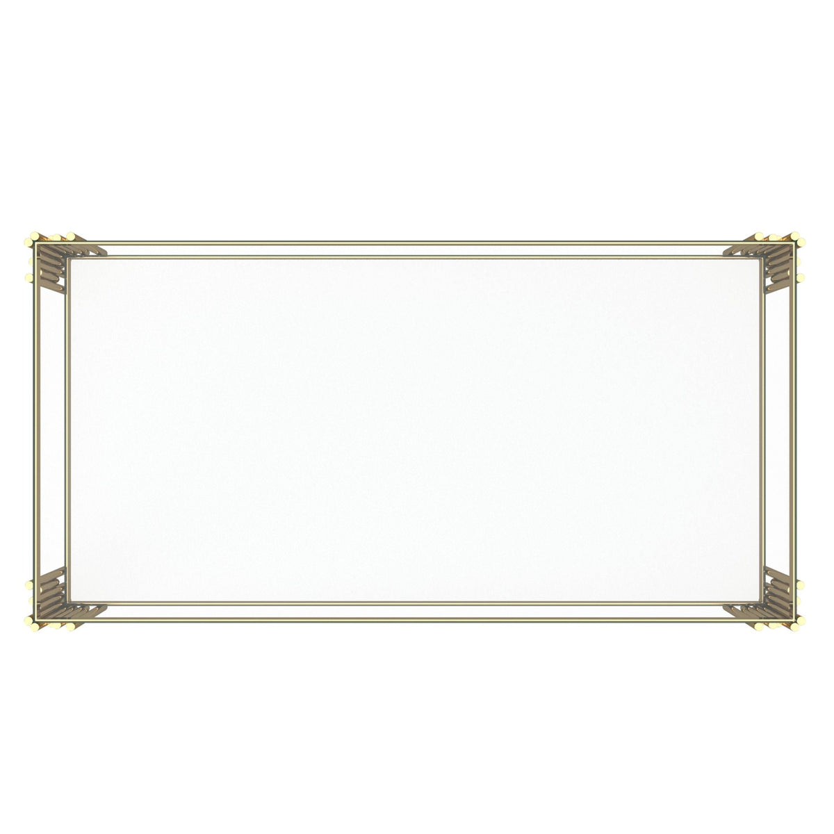 Estrel Rectangular Coffee Table in Gold