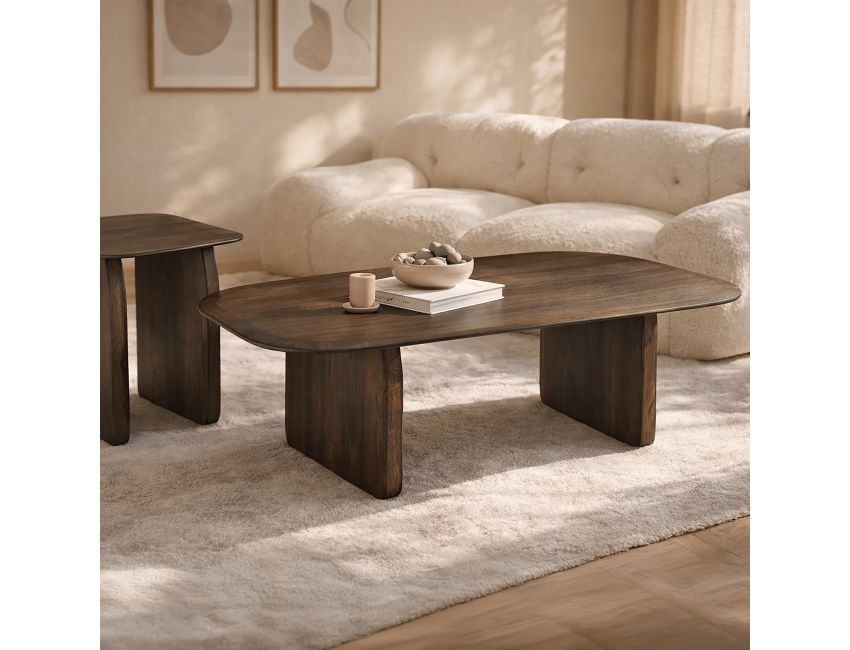 Bazul Organic Coffee Table - Mocha