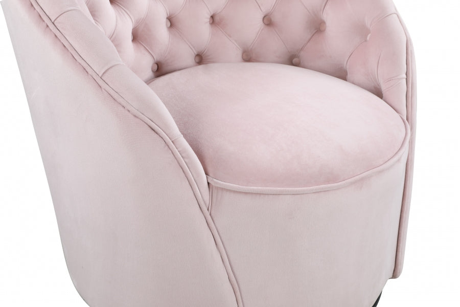 Alessio Velvet Upholstered Swivel Accent Chair