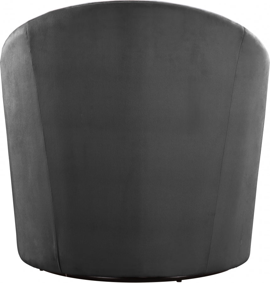 Alessio Velvet Upholstered Swivel Accent Chair