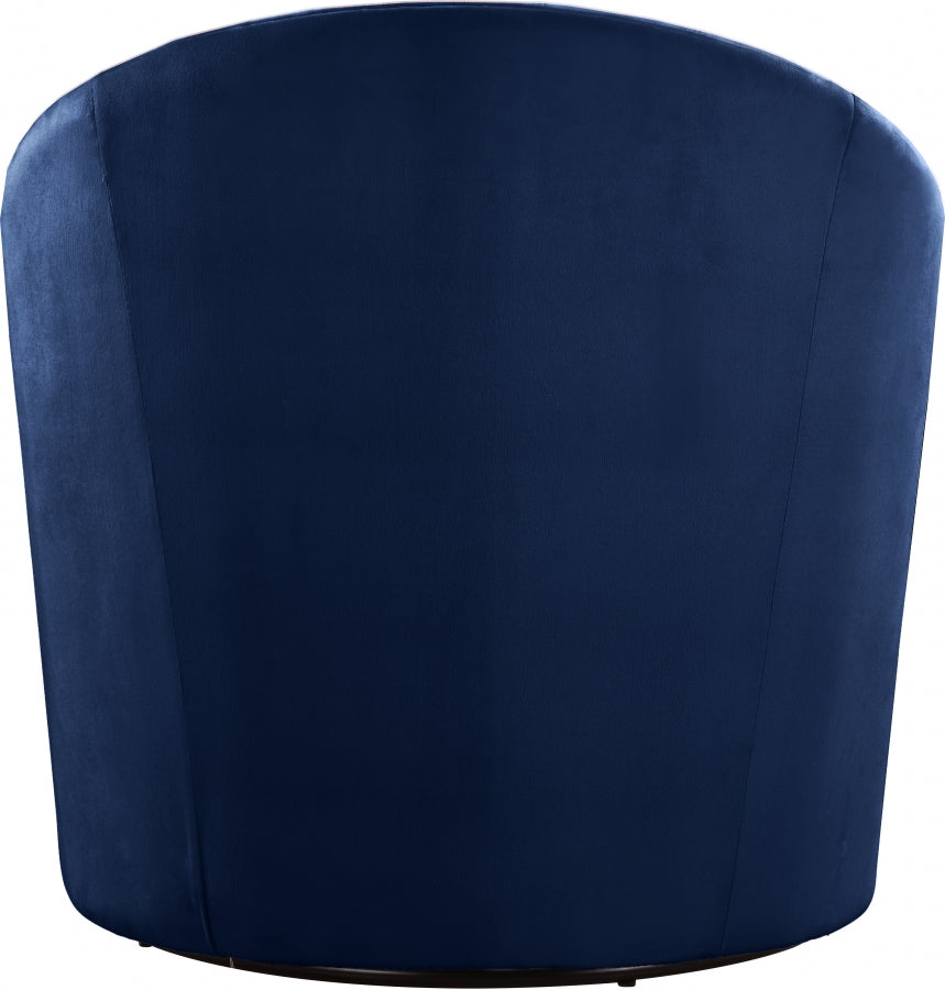 Alessio Velvet Upholstered Swivel Accent Chair