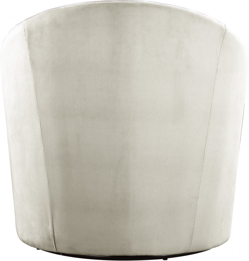 Alessio Velvet Upholstered Swivel Accent Chair