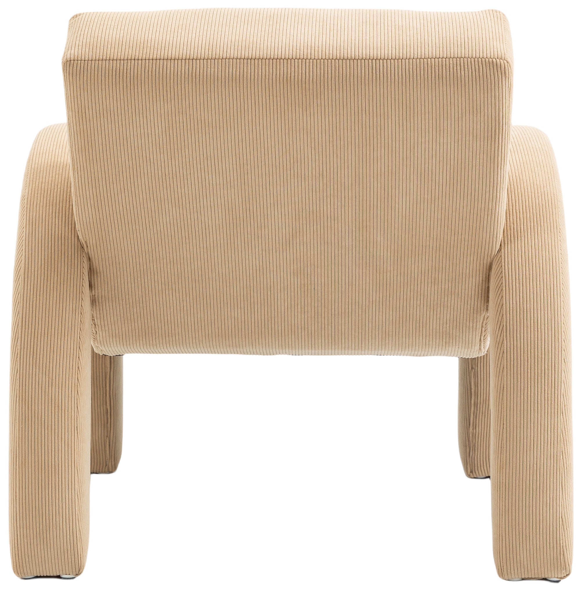 Corduroy Fabric Upholstered Accent Chair