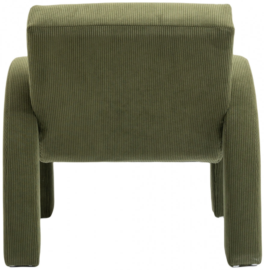 Corduroy Fabric Upholstered Accent Chair
