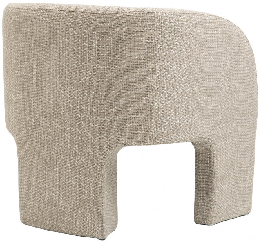 Sawyer Weaved Fabric Upholstered Accent Chair