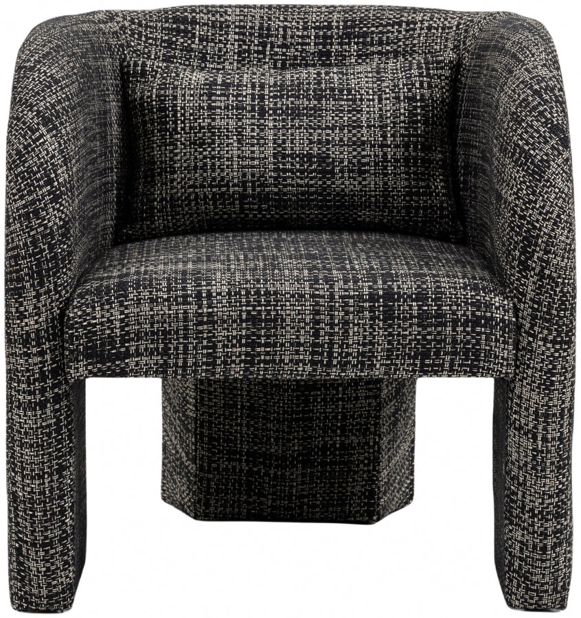Sawyer Weaved Fabric Upholstered Accent Chair