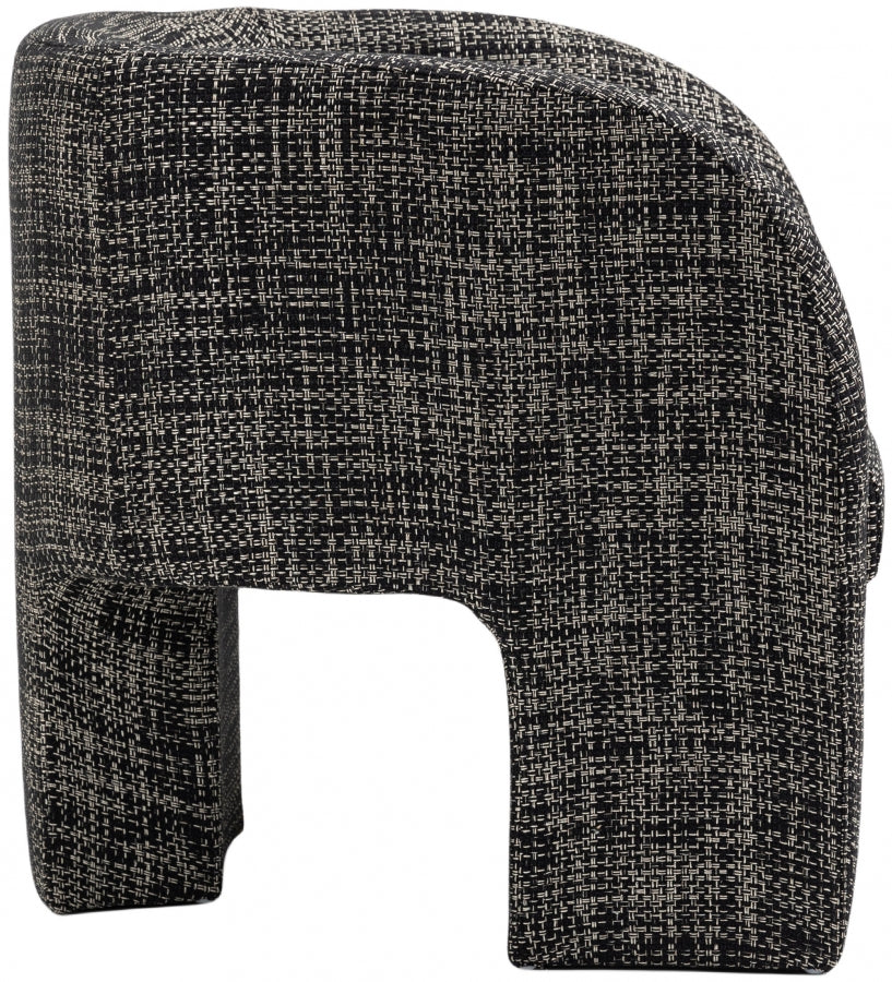 Sawyer Weaved Fabric Upholstered Accent Chair