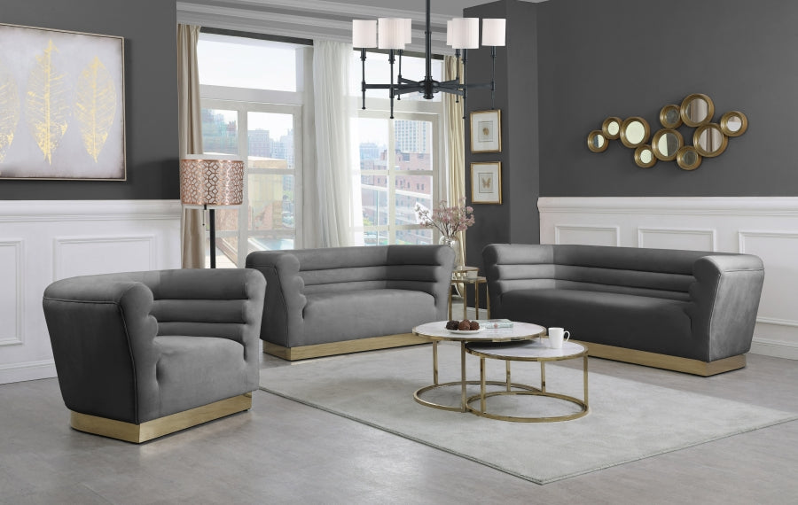Bellini Velvet Upholstered Chair