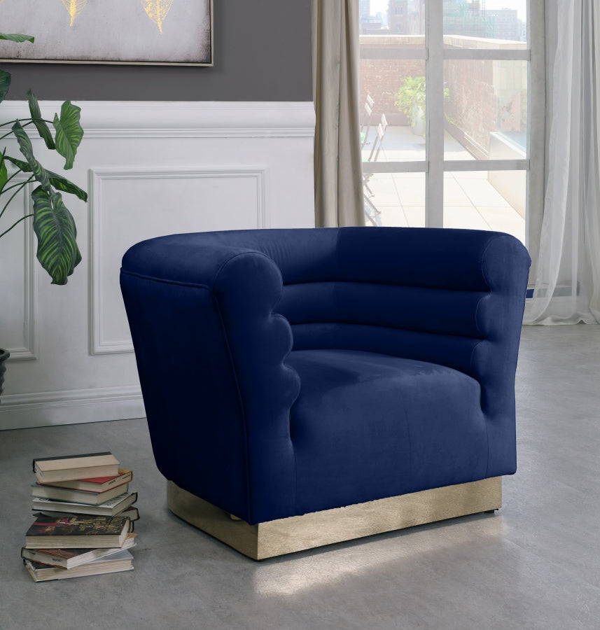 Bellini Velvet Upholstered Chair