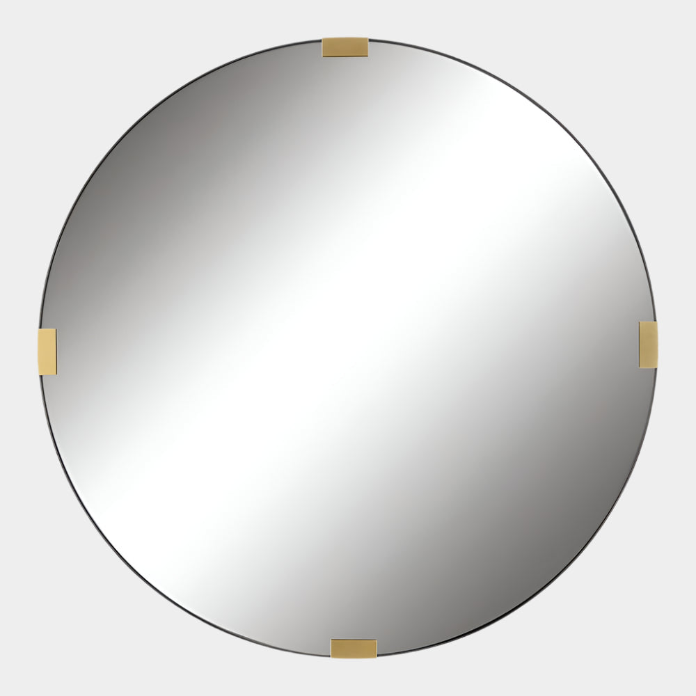 Clip Round Mirror