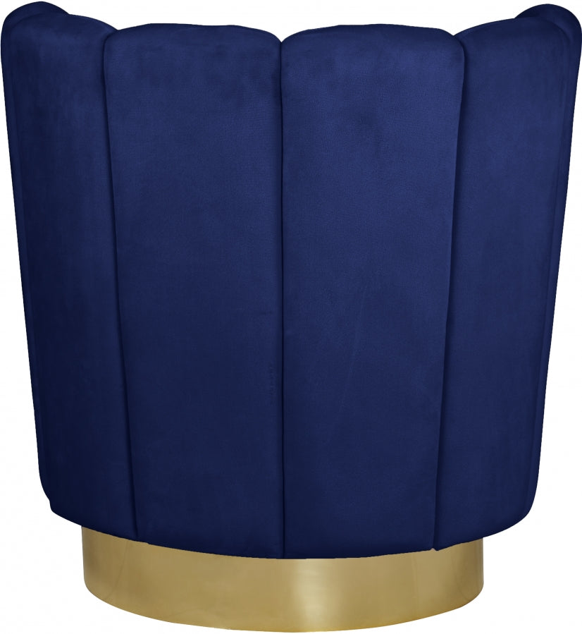 Lily Velvet Upholstered Swivel Accent Chair