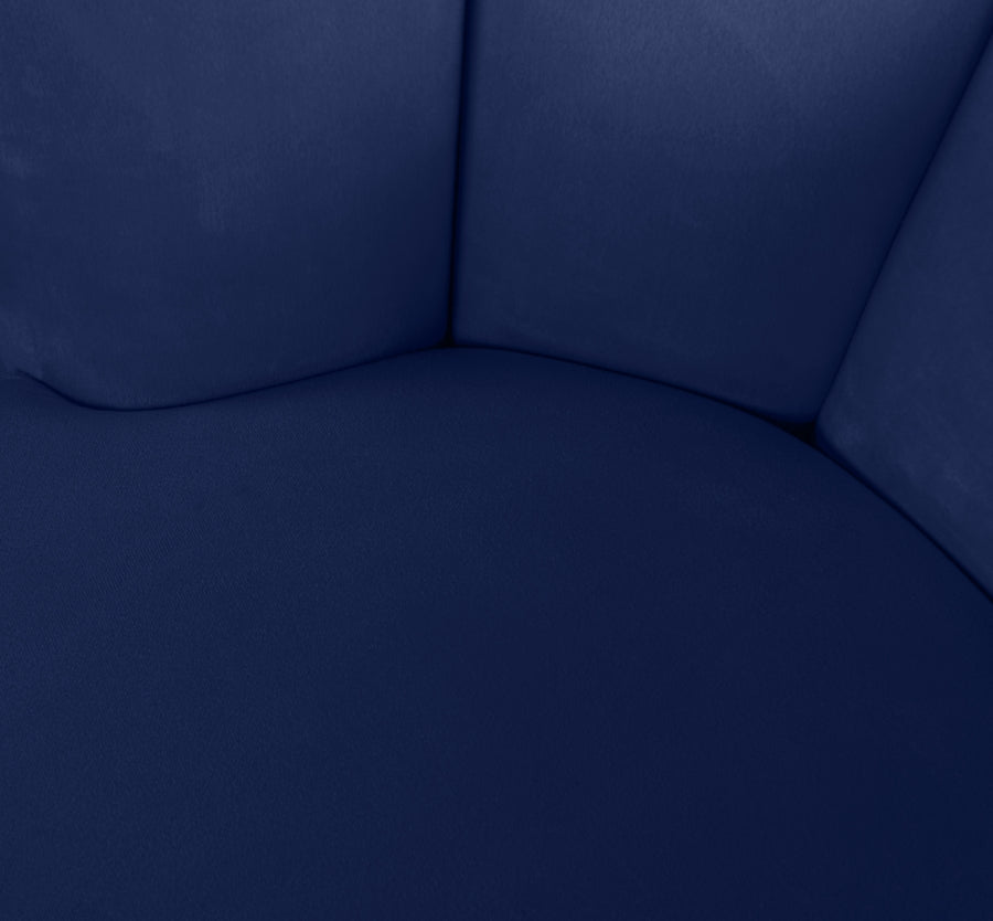 Lily Velvet Upholstered Swivel Accent Chair