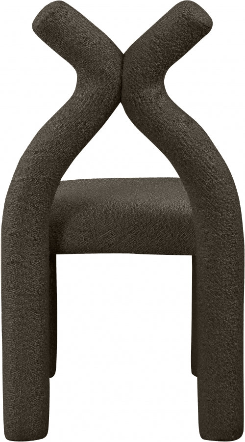 Xena Boucle Fabric Upholstered Accent Chair / Dining Chair