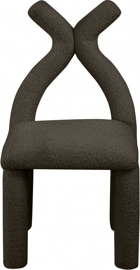 Xena Boucle Fabric Upholstered Accent Chair / Dining Chair
