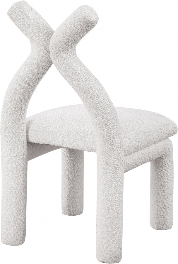 Xena Boucle Fabric Upholstered Accent Chair / Dining Chair