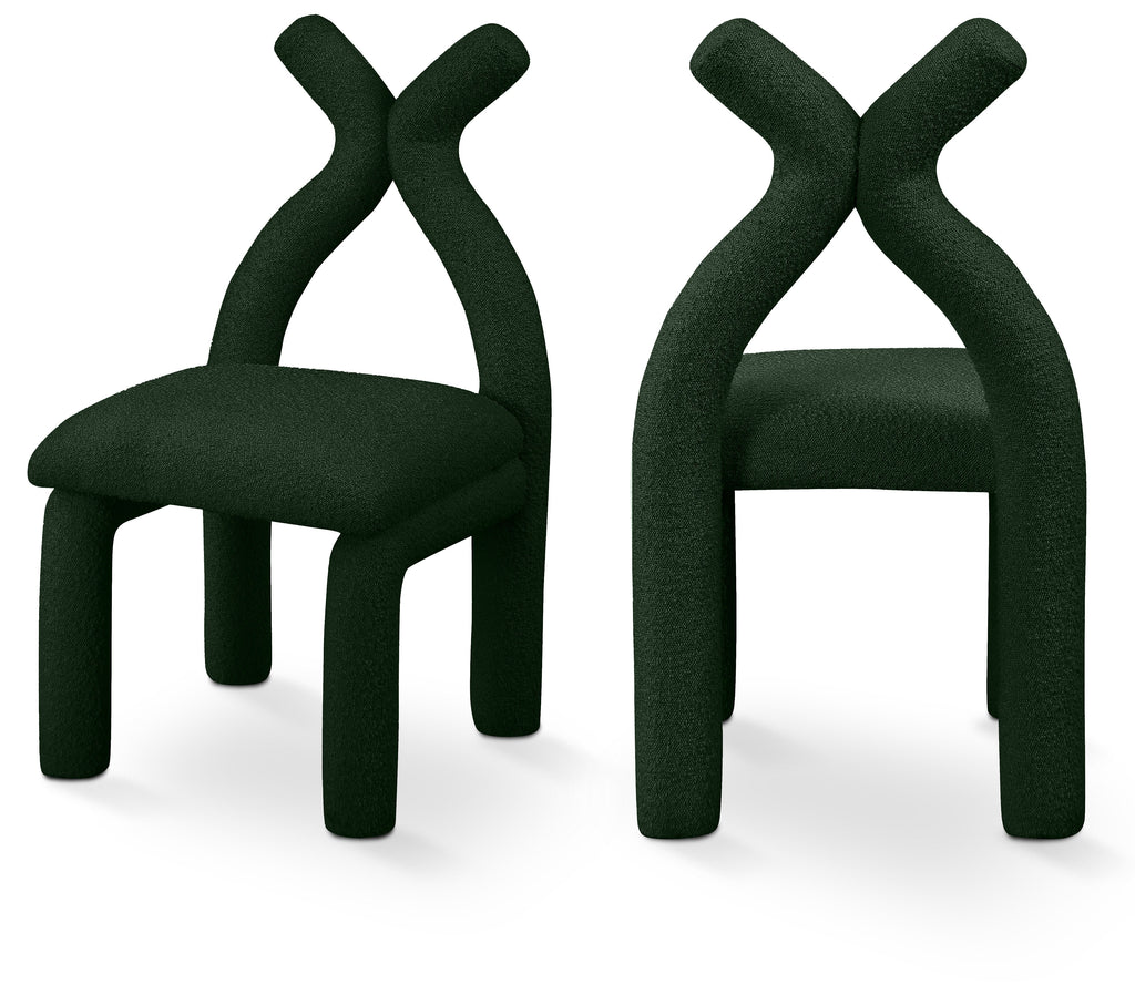 Xena Boucle Fabric Upholstered Accent Chair / Dining Chair
