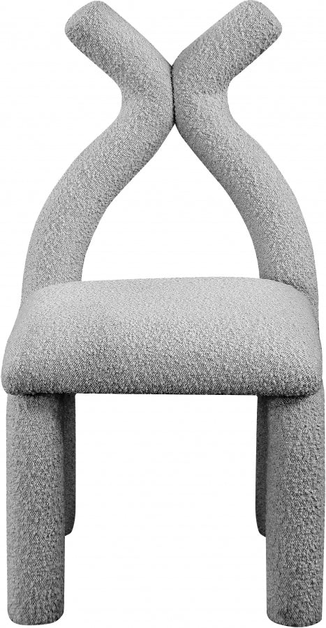 Xena Boucle Fabric Upholstered Accent Chair / Dining Chair