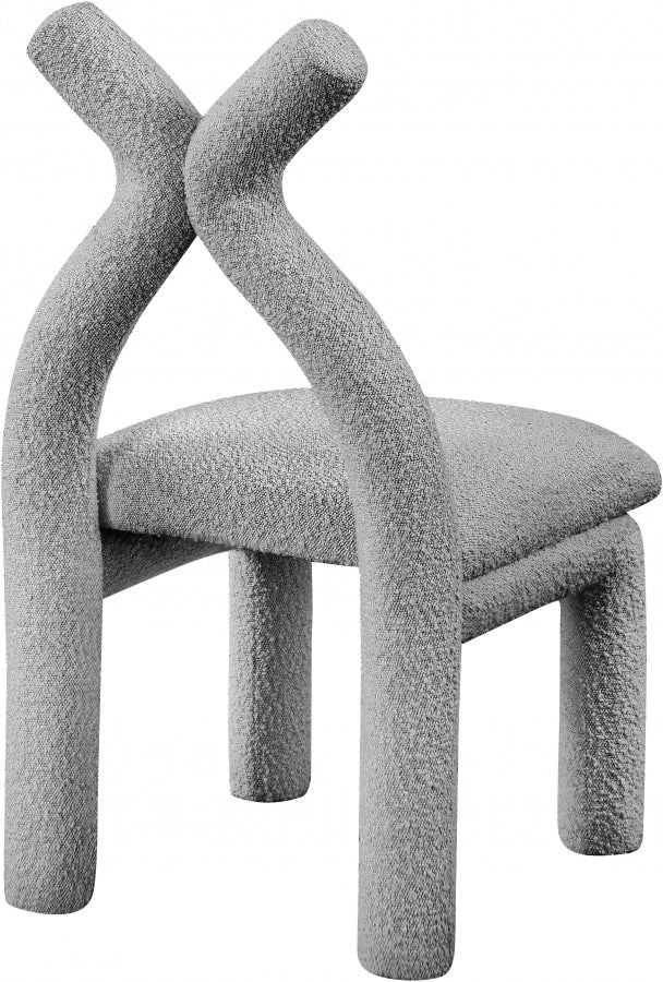 Xena Boucle Fabric Upholstered Accent Chair / Dining Chair