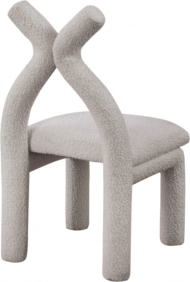 Xena Boucle Fabric Upholstered Accent Chair / Dining Chair