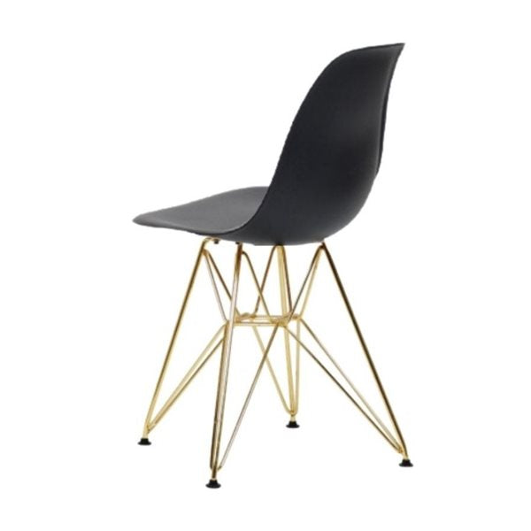 Eames Eiffel Dining Chair (Gold Legs)
